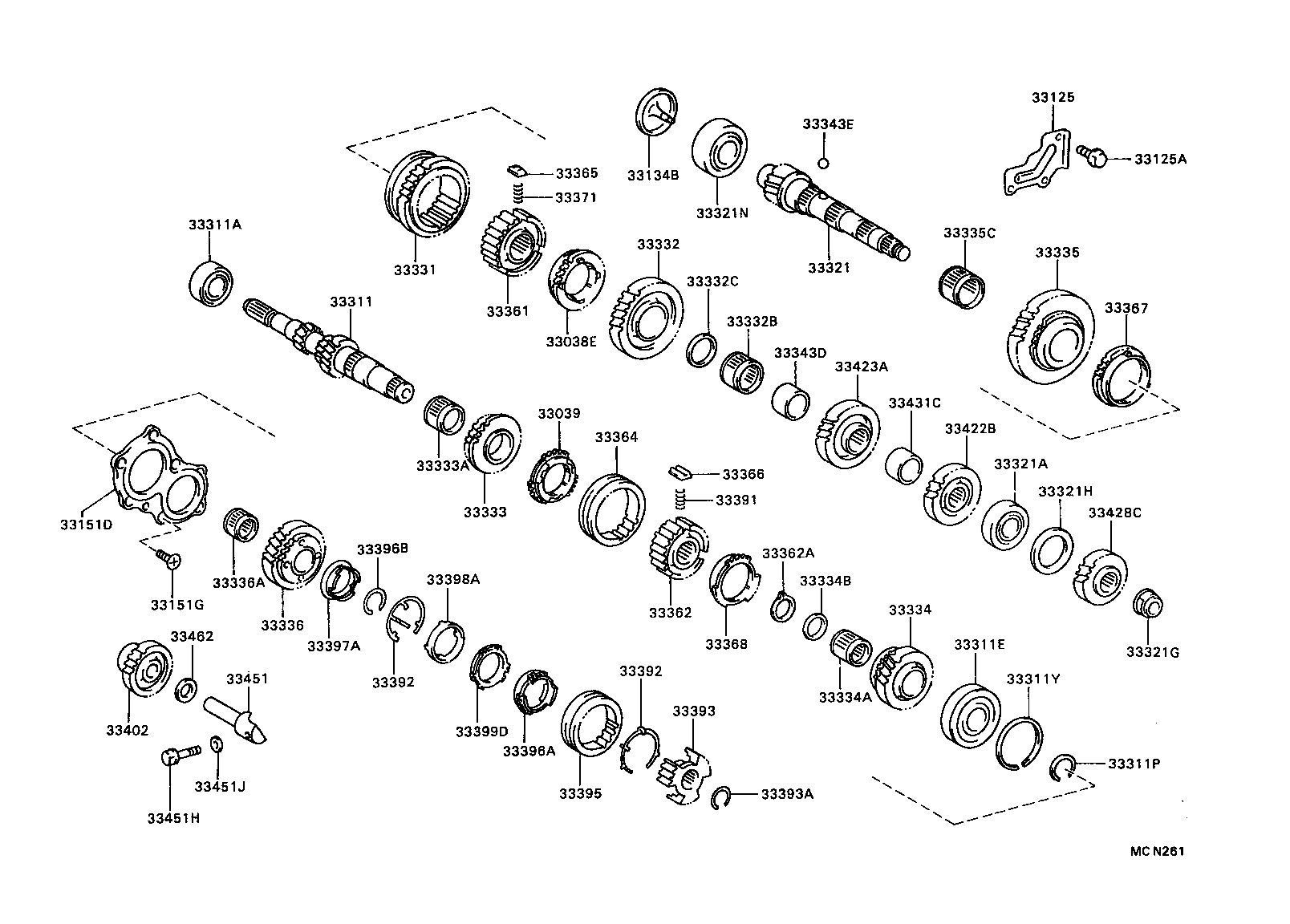 Exploded illustration MCN261