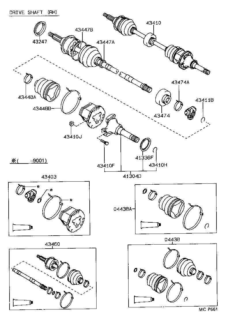 Exploded illustration MCP661
