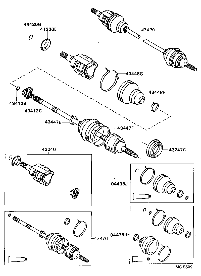 Exploded illustration MCS509