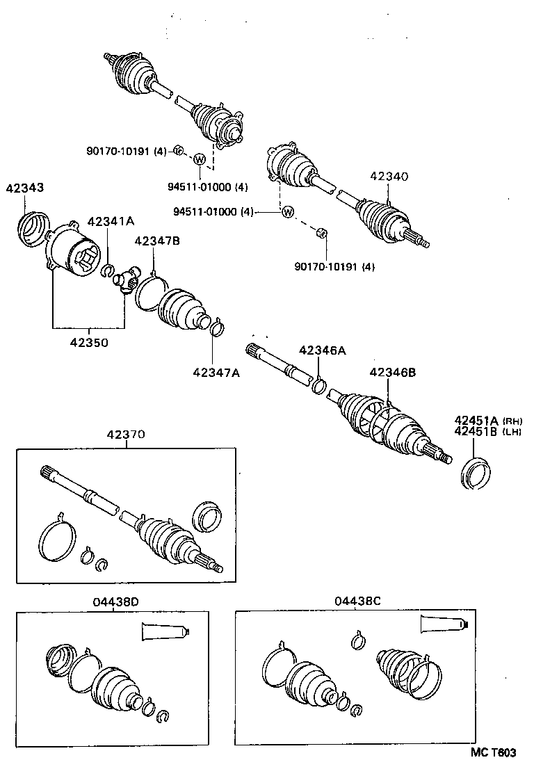 Exploded illustration MCT603