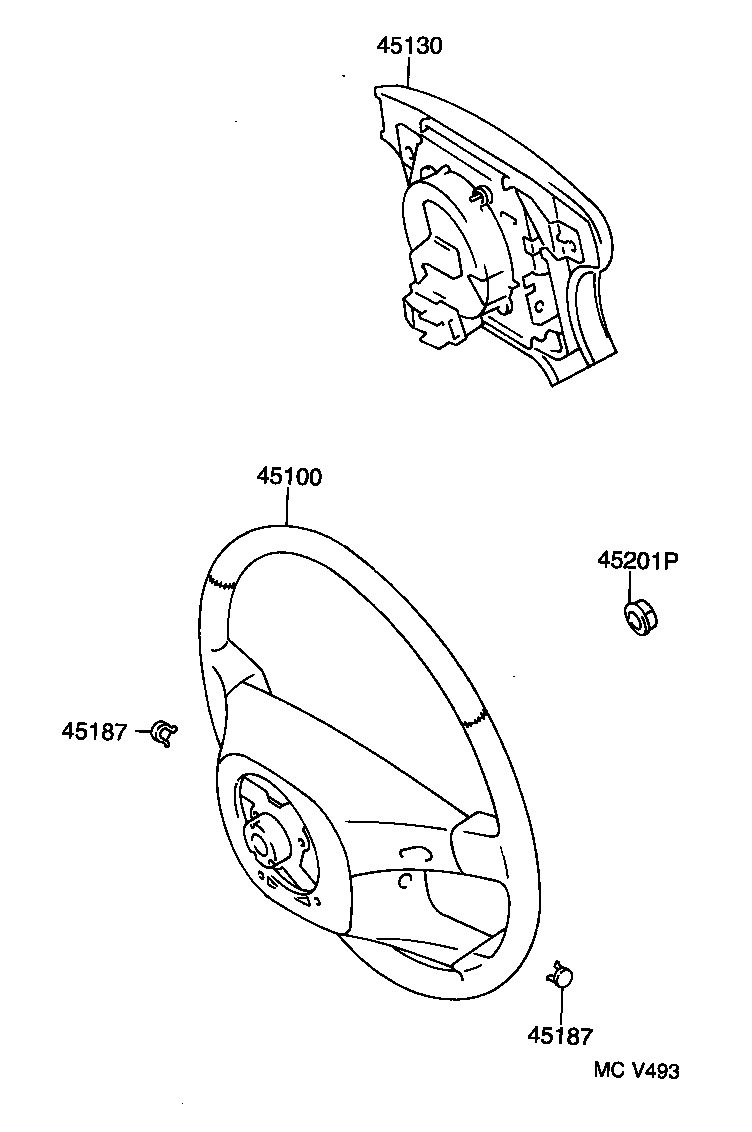 Exploded illustration MCV493