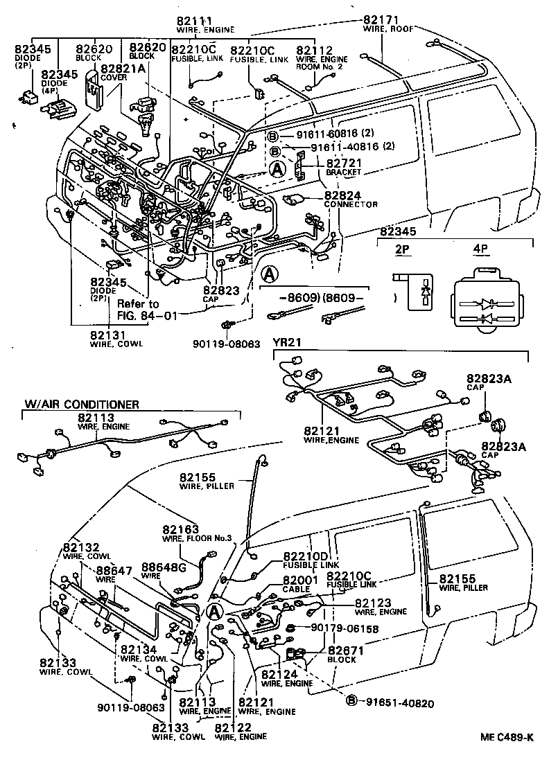 Exploded illustration MEC489K