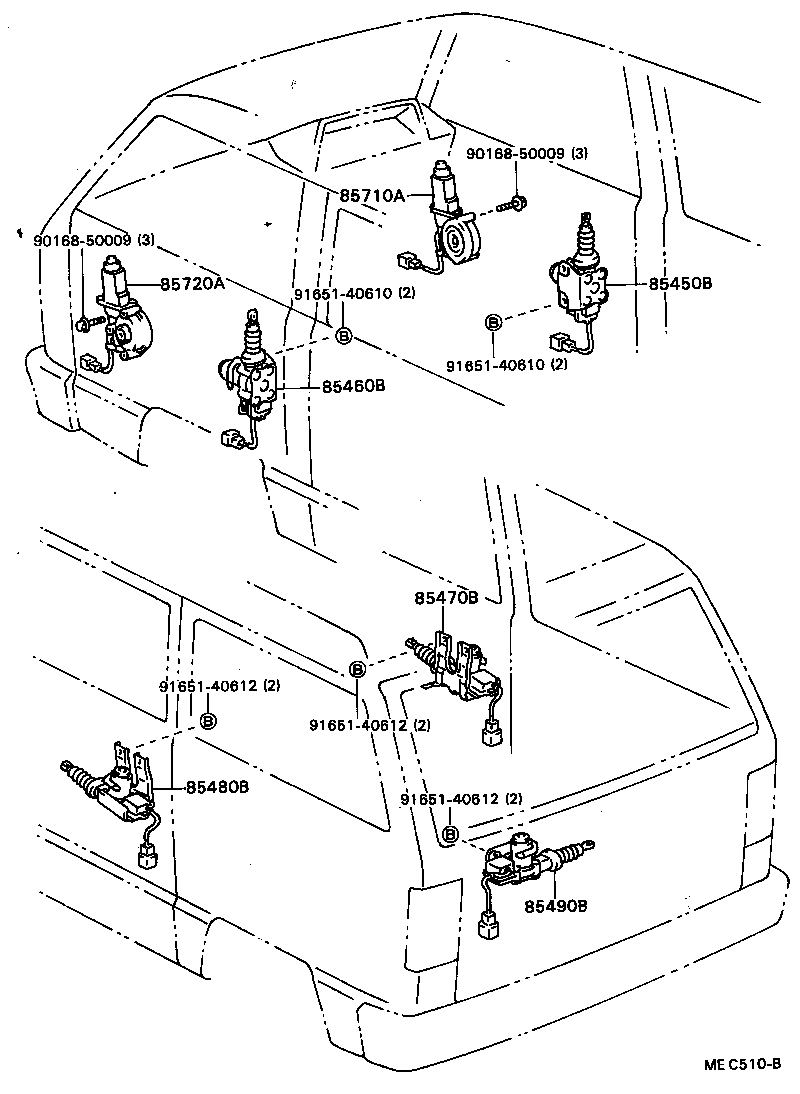 Exploded illustration MEC510B