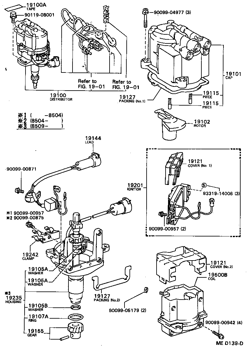 Exploded illustration MED139D