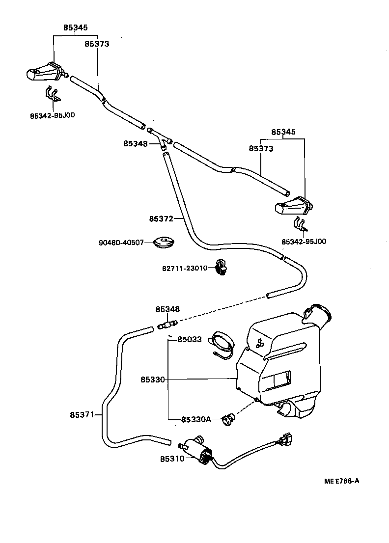 Exploded illustration MEE768A