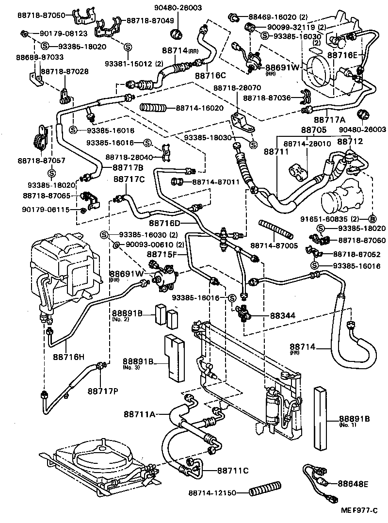 Exploded illustration MEF977C