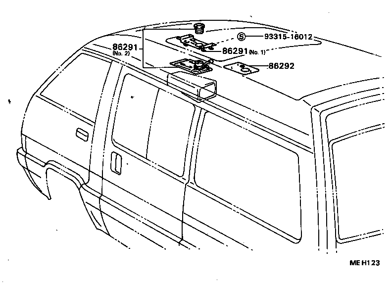 Exploded illustration MEH123