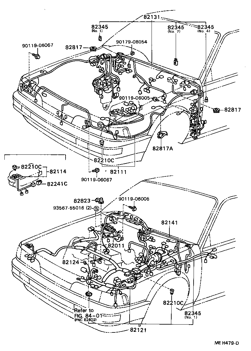 Exploded illustration MEH479D