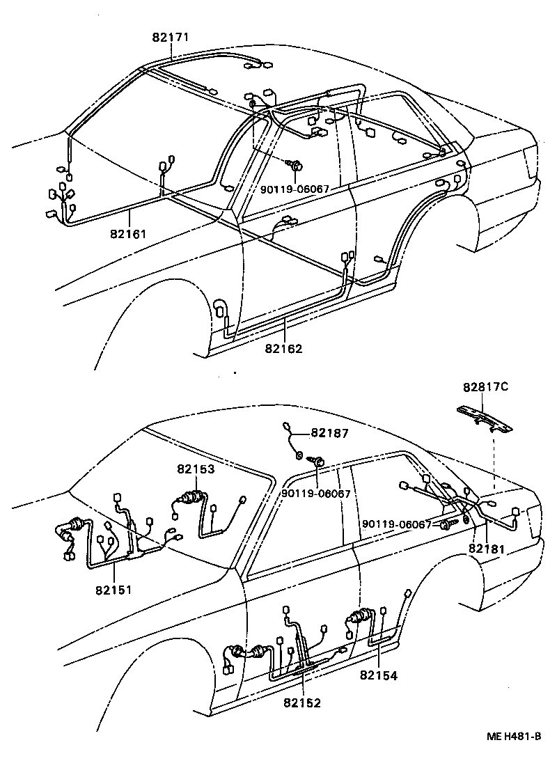 Exploded illustration MEH481B