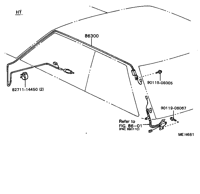 Exploded illustration MEH661