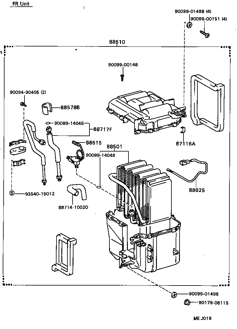 Exploded illustration MEJ019