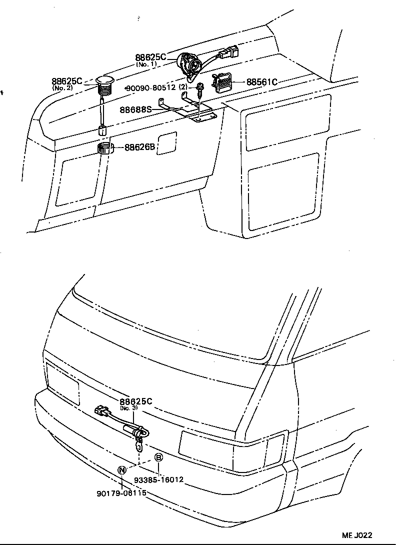 Exploded illustration MEJ022