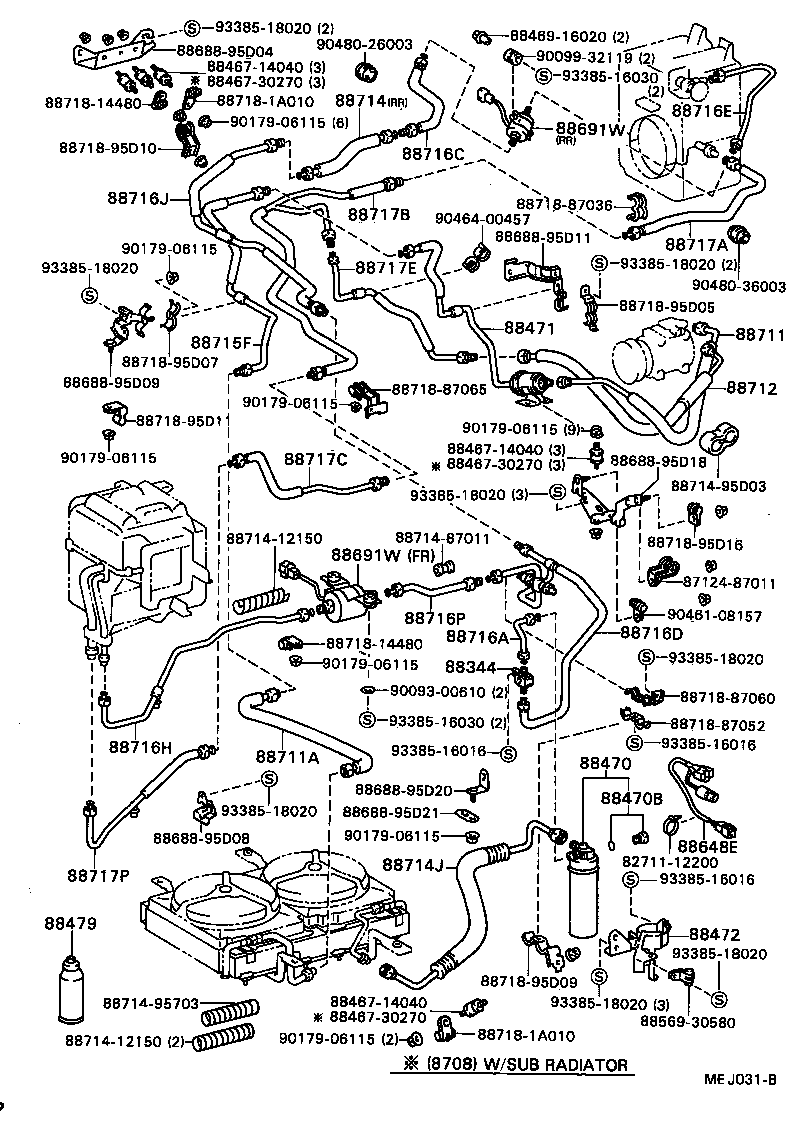 Exploded illustration MEJ031B