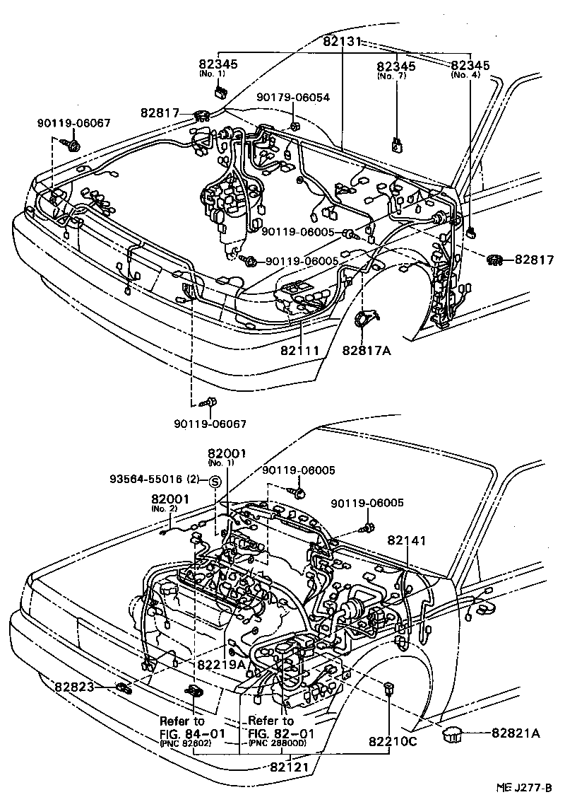 Exploded illustration MEJ277B