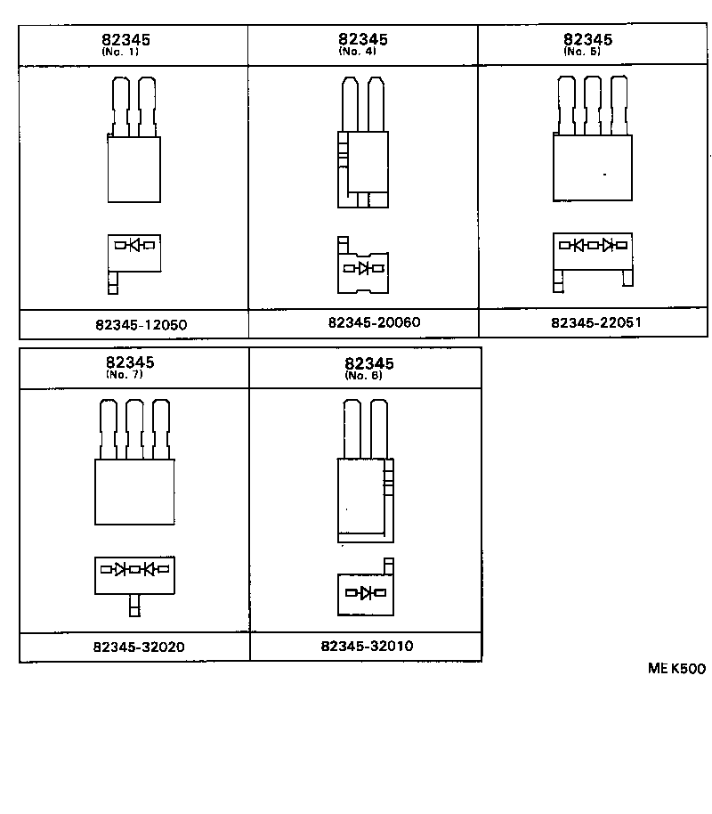 Exploded illustration MEK500