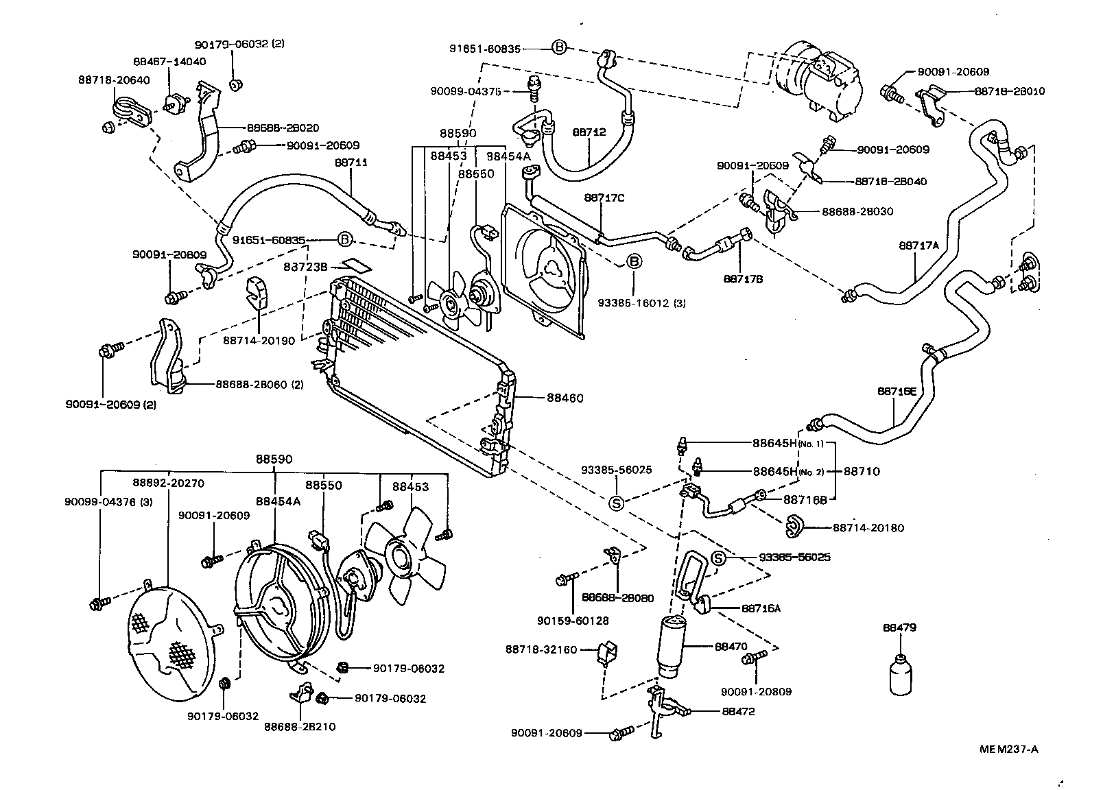 Exploded illustration MEM237A