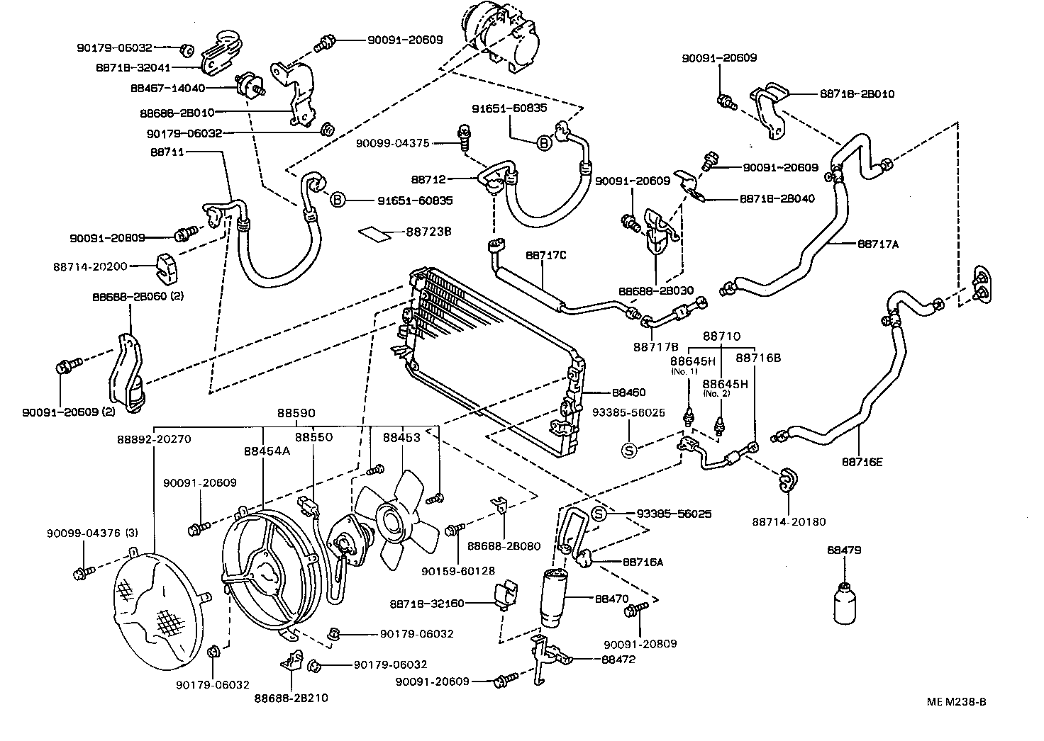 Exploded illustration MEM238B