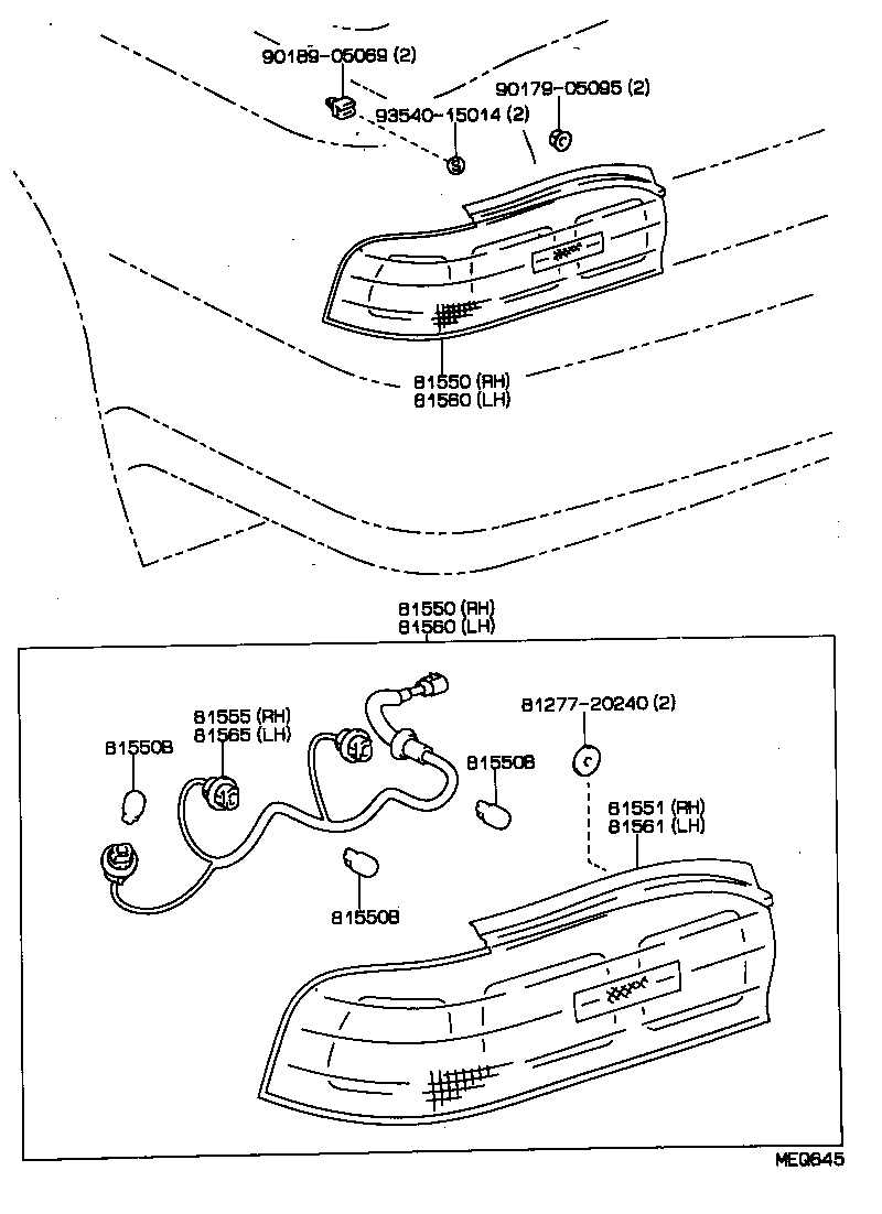 Exploded illustration MEQ645