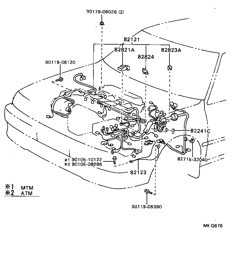 Exploded illustration MEQ676