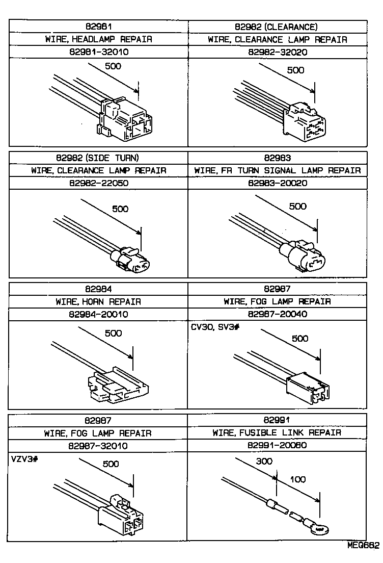 Exploded illustration MEQ682