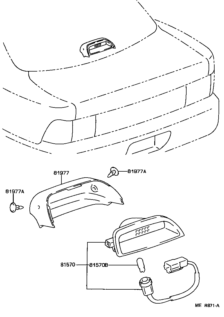 Exploded illustration MER871A