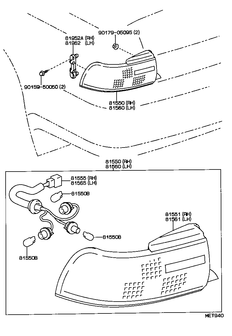 Exploded illustration MET940