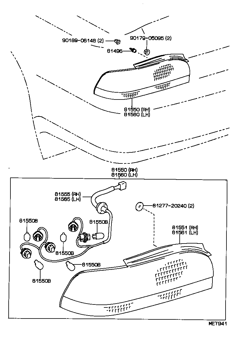 Exploded illustration MET941