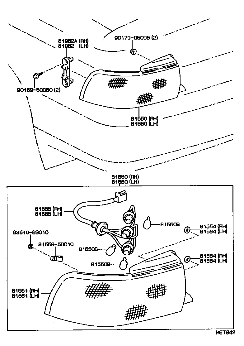 Exploded illustration MET942