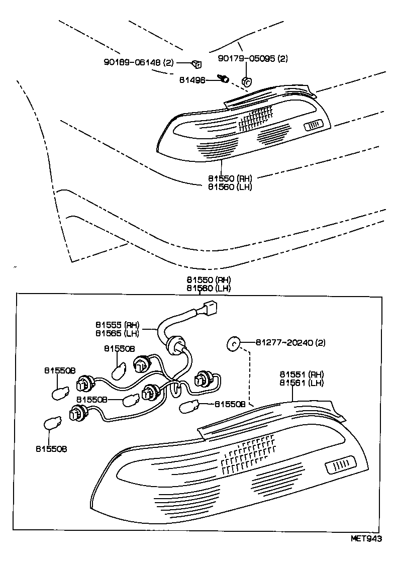 Exploded illustration MET943