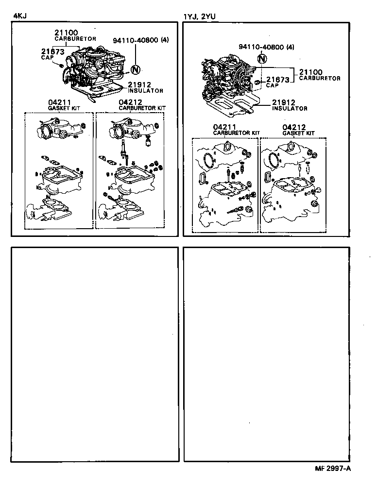 Exploded illustration MF2997A