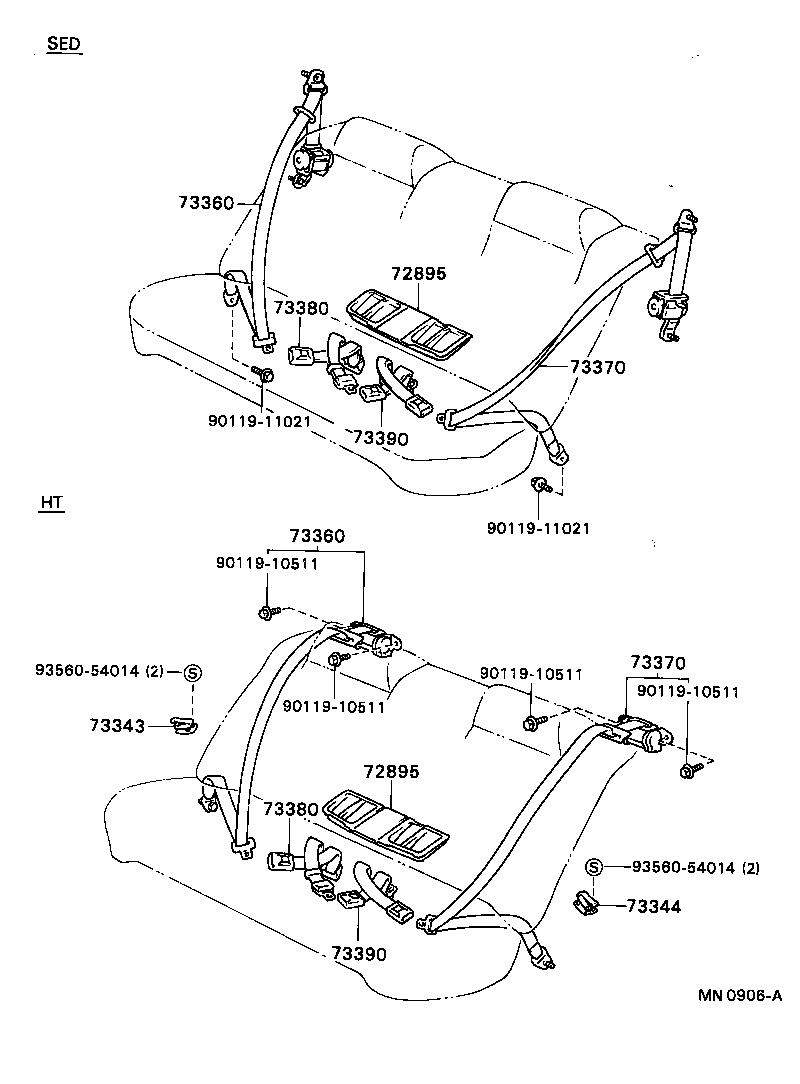 Exploded illustration MN0906A
