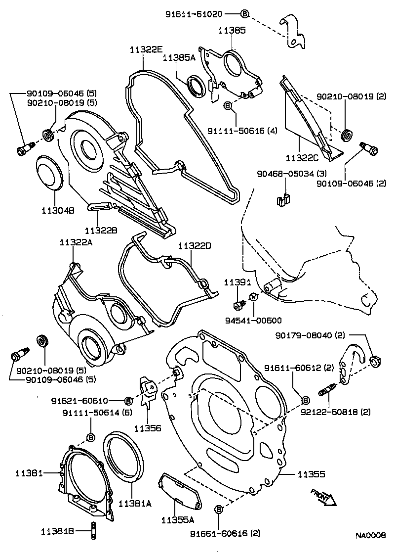 Exploded illustration NA0008