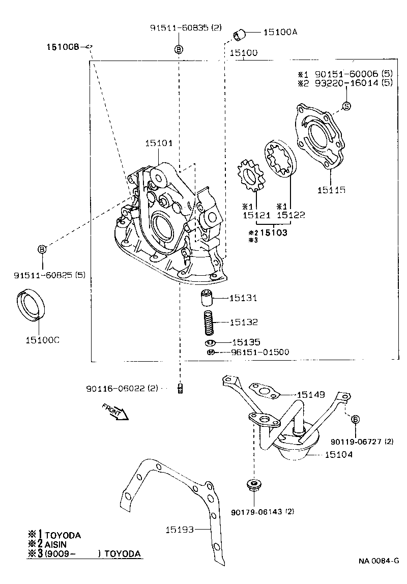 Exploded illustration NA0084G