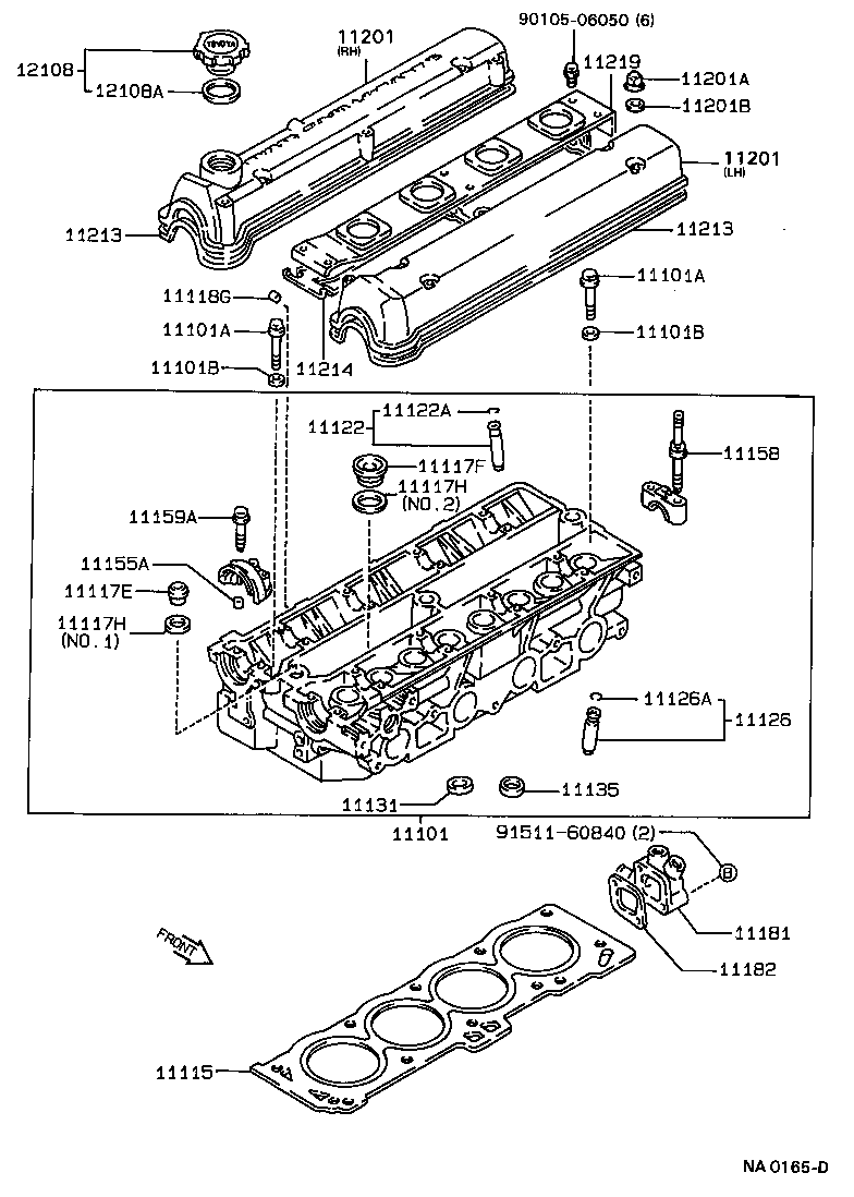 Exploded illustration NA0165D