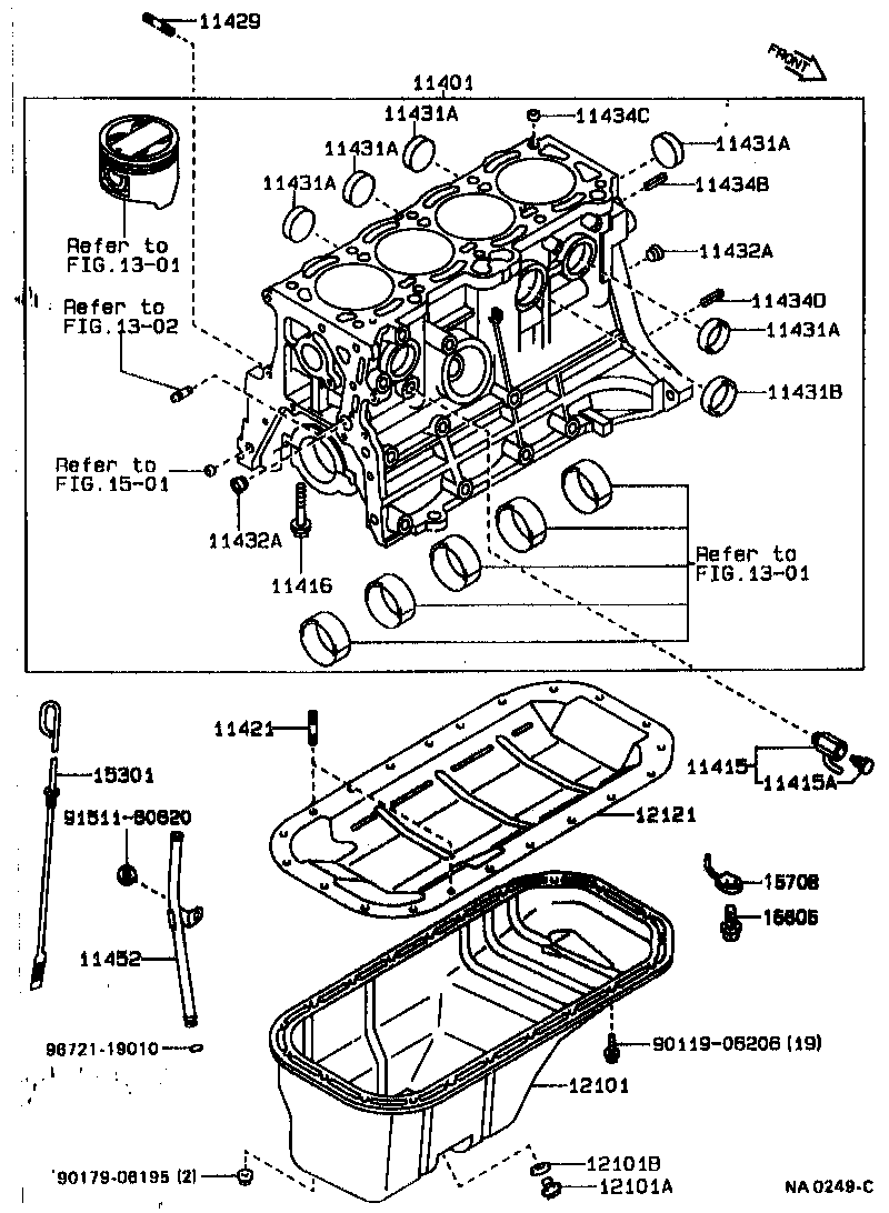 Exploded illustration NA0249C