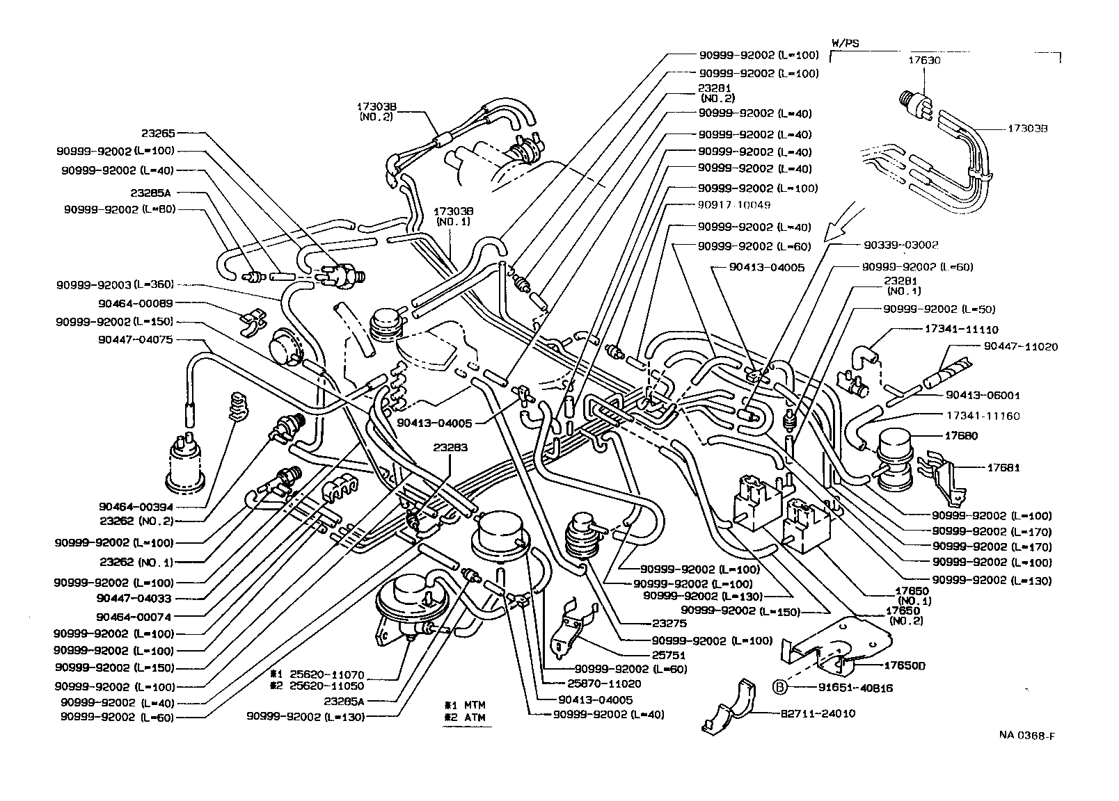 Exploded illustration NA0368F