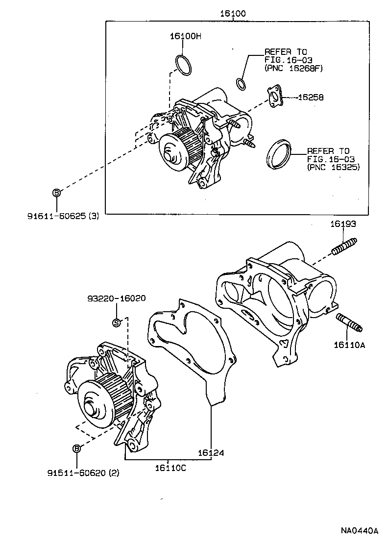 Exploded illustration NA0440A