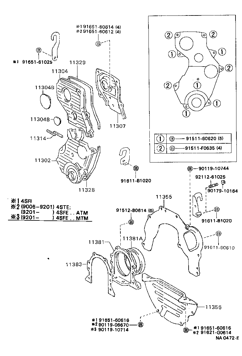 Exploded illustration NA0472E
