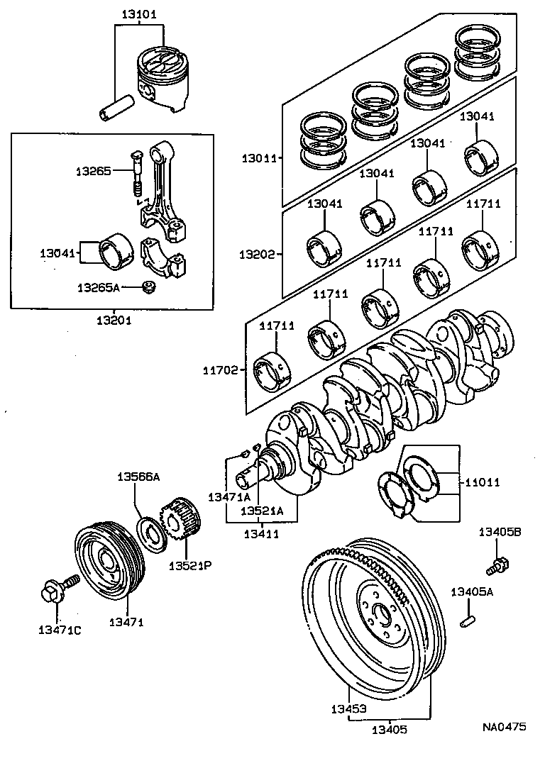 Exploded illustration NA0475