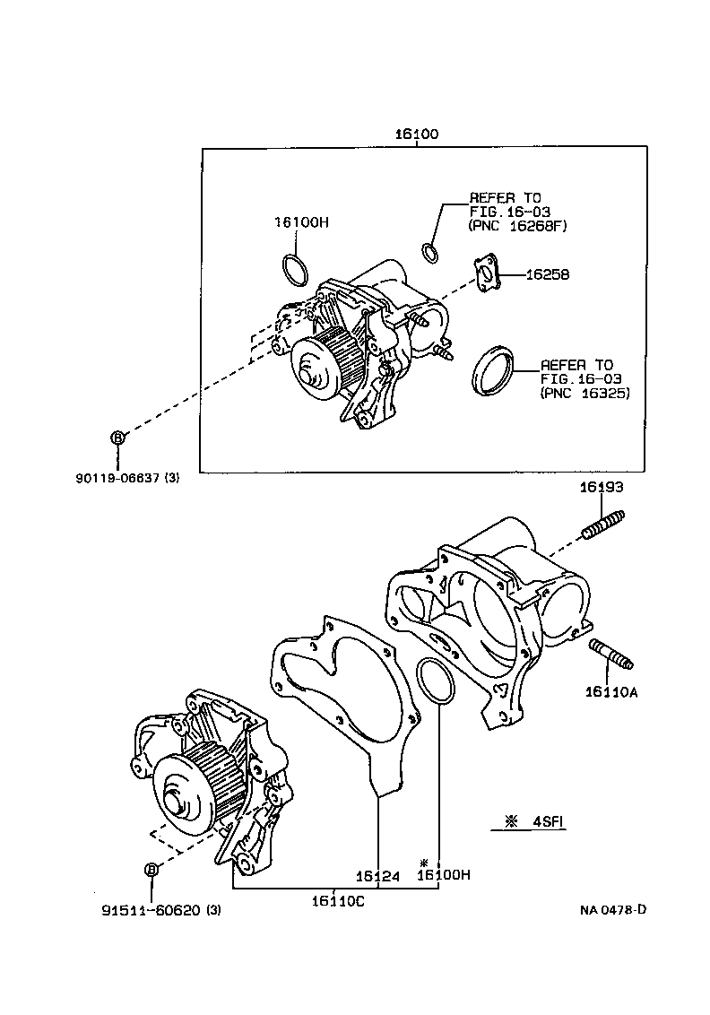 Exploded illustration NA0478D