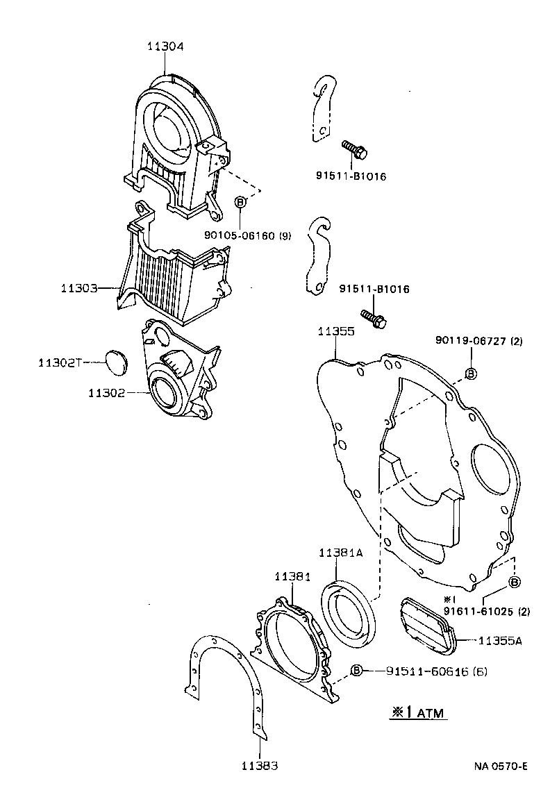 Exploded illustration NA0570E