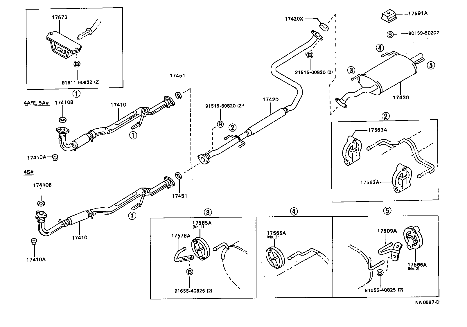 Exploded illustration NA0597D