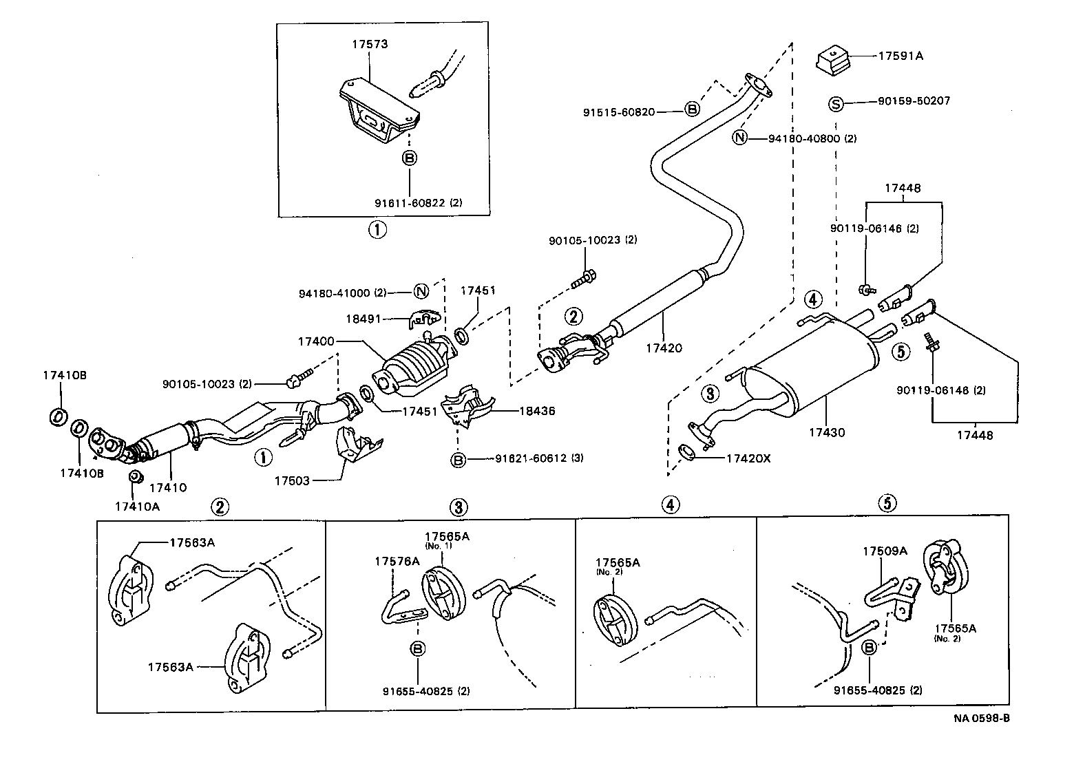 Exploded illustration NA0598B
