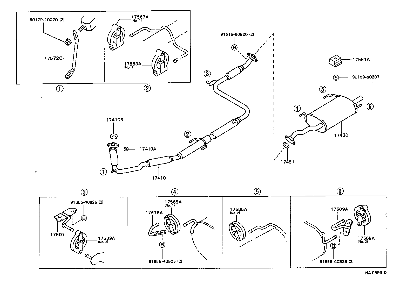 Exploded illustration NA0599D