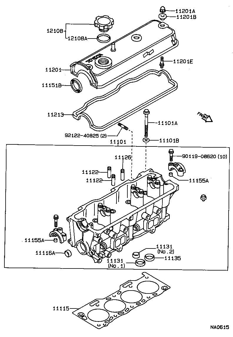 Exploded illustration NA0615