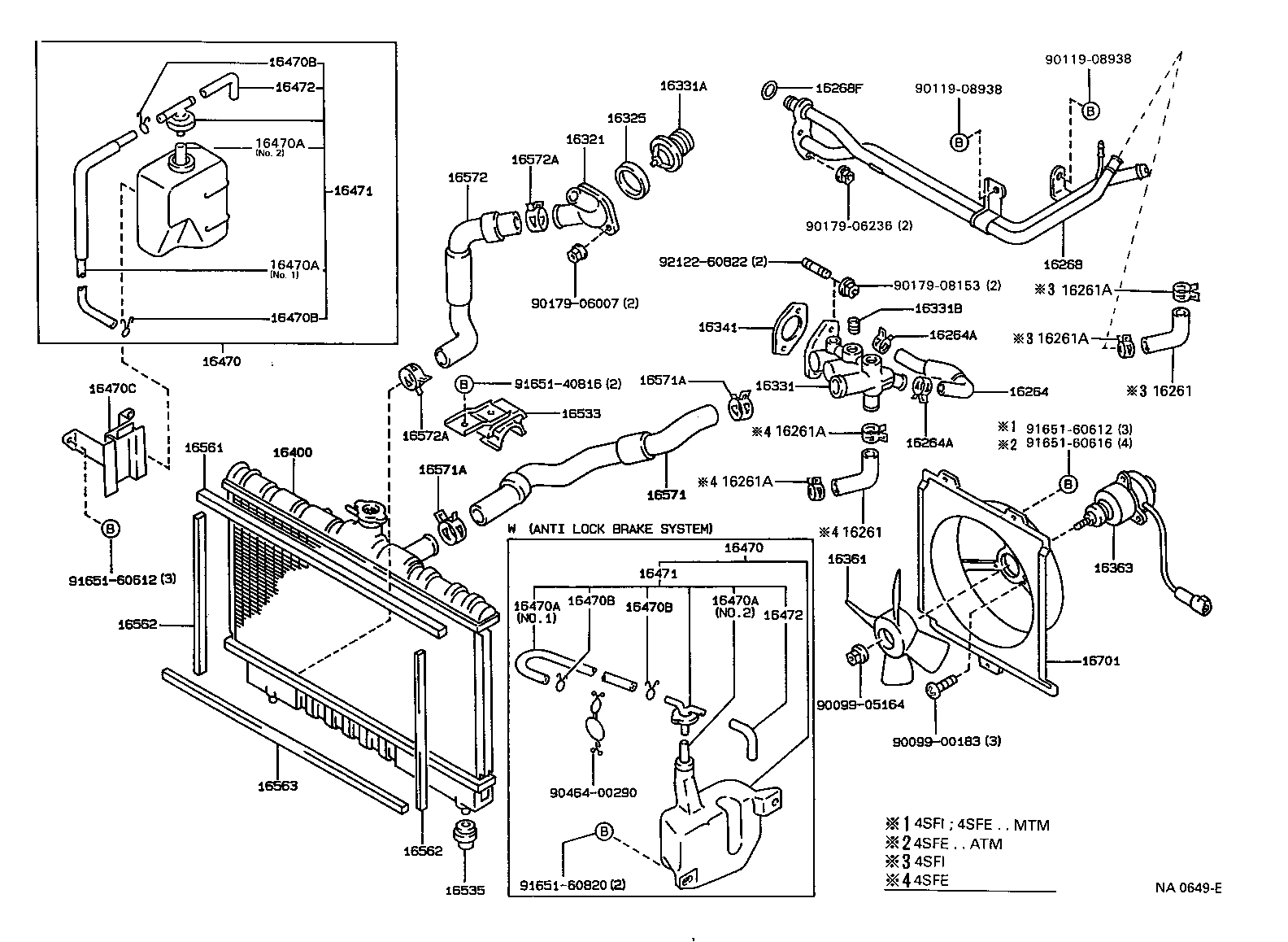 Exploded illustration NA0649E