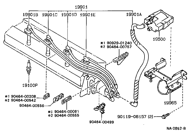 Exploded illustration NA0652B