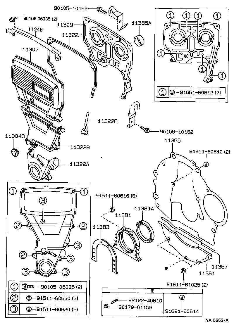 Exploded illustration NA0653A