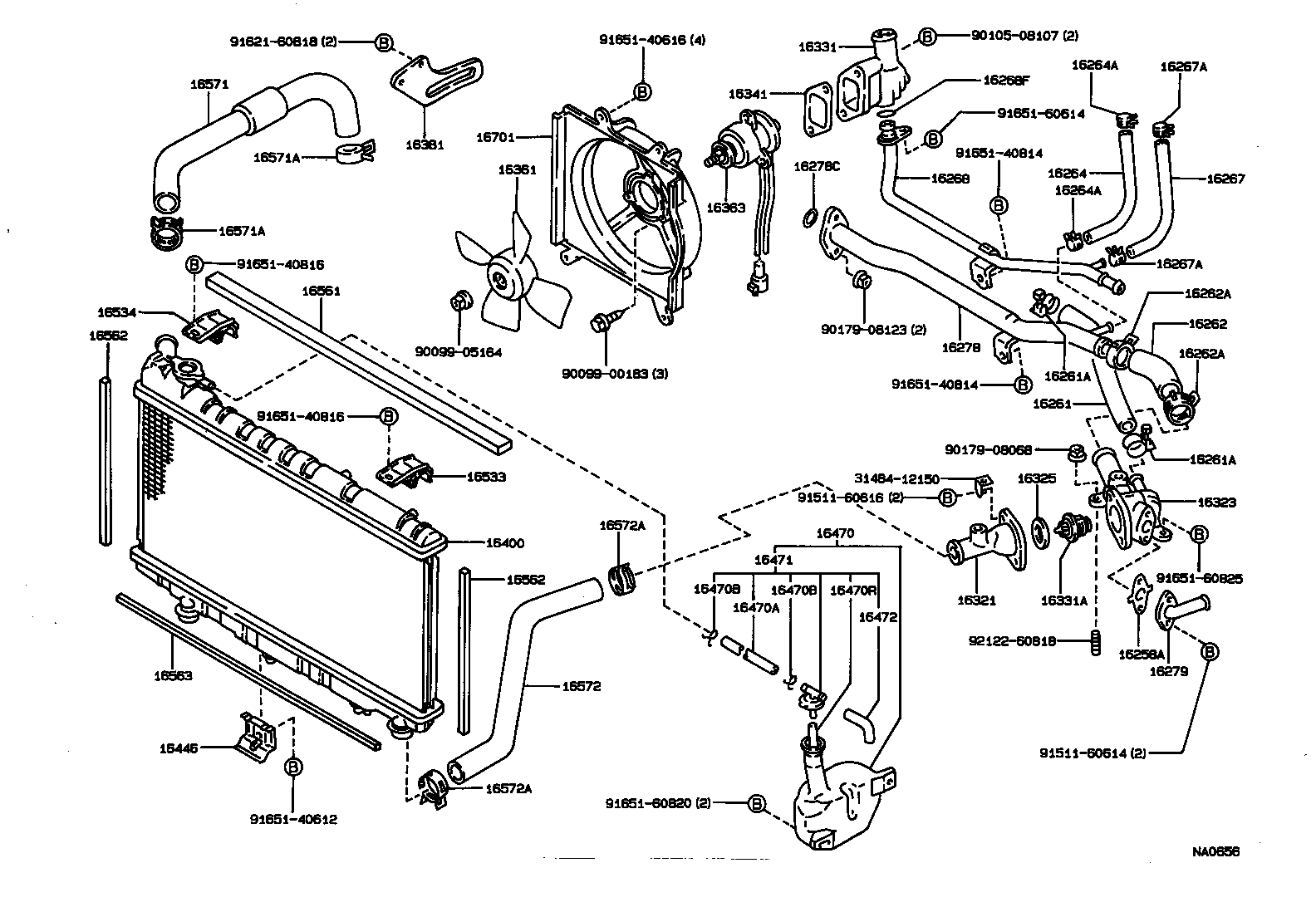 Exploded illustration NA0656