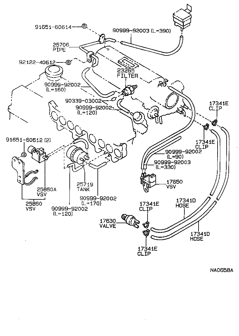 Exploded illustration NA0658A